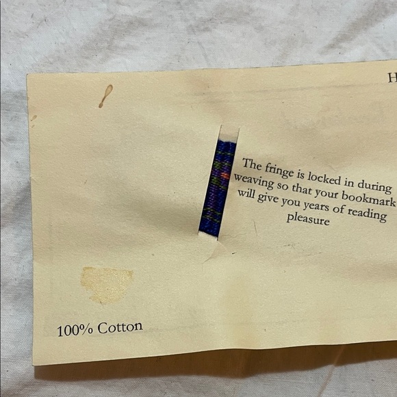 Handwoven Bookmark by Miki Lovett - Picture 3 of 7